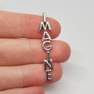 John Lennon Collection Sterling Silver Imagine Pendant